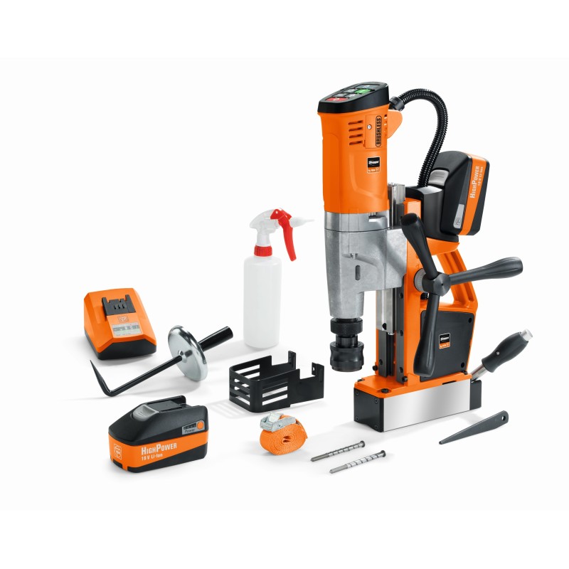 AJMU137PMQW SET 18V Cordless Universal Core Drill ( incl. 2 batteries 5.2 ah + 1 charger)