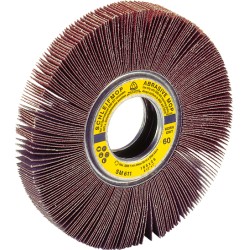 Flap Wheel 6" Diameter 1" Wide With 1" Arbour Hole SM611 Aluminum Oxide 120 Grit Klingspor 280606