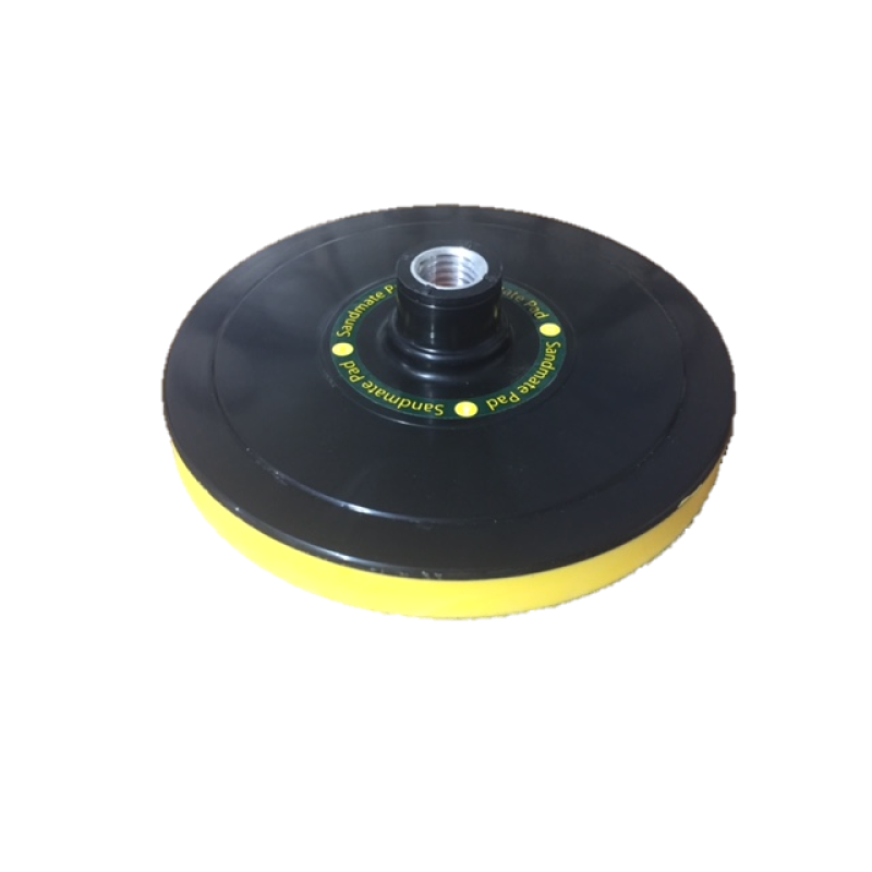 Back Up Pad Velcro 5" Diameter No Holes 5/8-11F Arbour Medium Profile