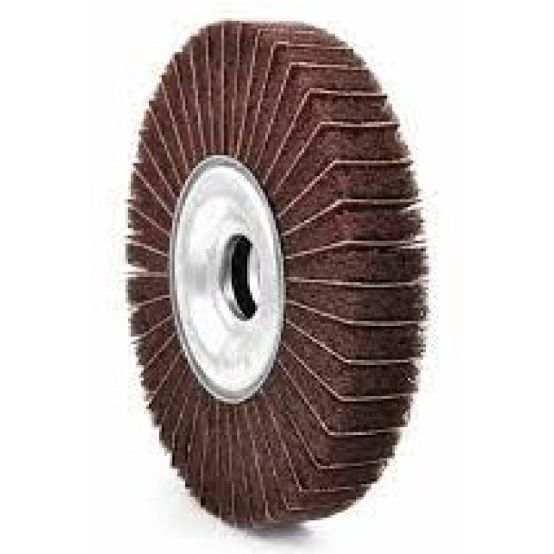 Combination Flap Wheel 6" Diameter 1" Width 1" Arbour 100gr Medium