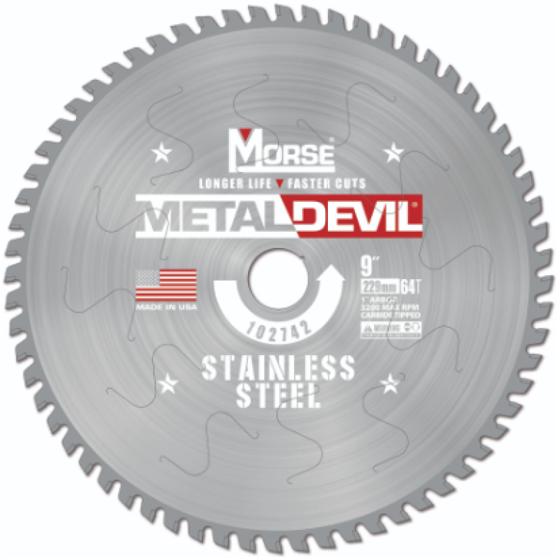 14" x 90 Tooth x 1" Bore Metal Devil Saw Blade