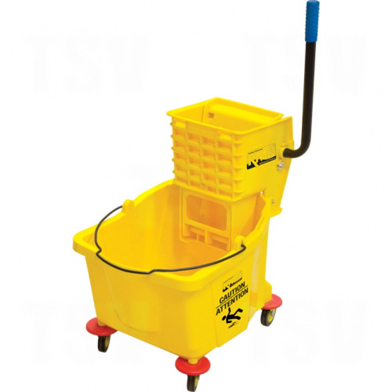 Mop Bucket and Wringer Side Press 9.5 US Gal.(38 Quart)