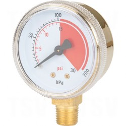 Brass Gauges 30 Psi