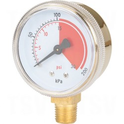Brass Gauges 30 Psi