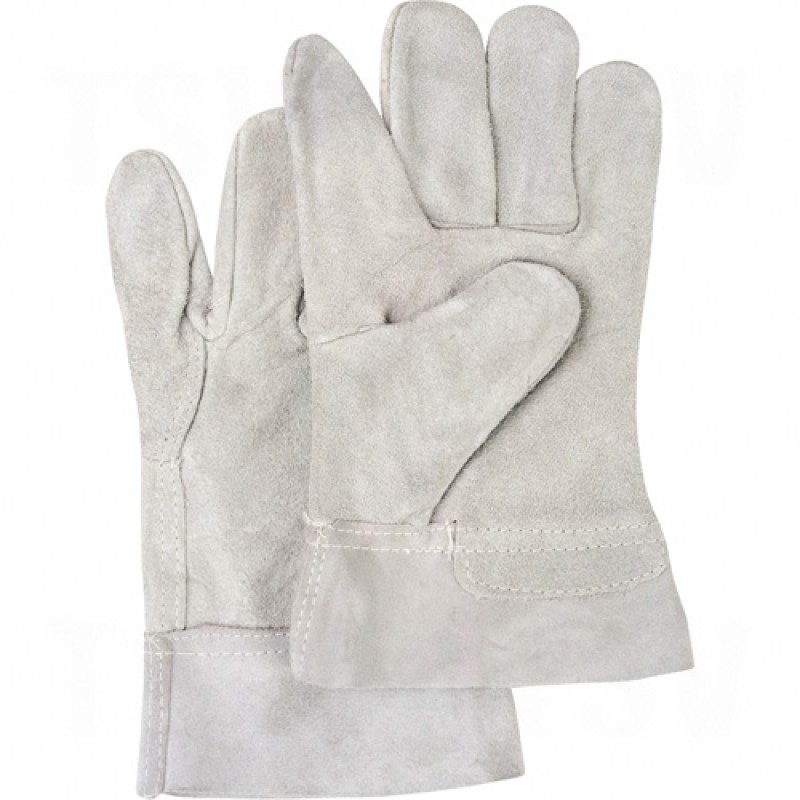 Standard Quality Split Cowhide Leather Gloves Large Unlined Split Cowhide Safety Leather    