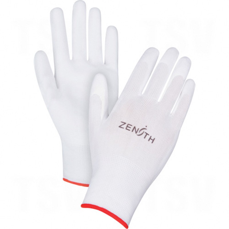 Lightweight Polyurethane Palm Coated Gloves Small (7) 13 Gauge Nylon Polyurethane Unlined    