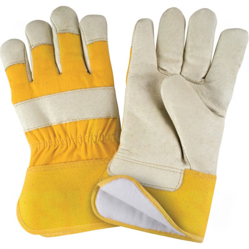 ThinsulateLined Grain Pigskin Fitters Gloves X-Large Thinsulate Grain Pigskin Safety Rubberized    