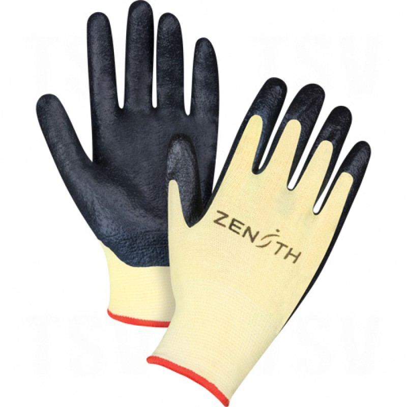 Nitrile Coated Kevlar Gloves Medium (8) 13 Gauge Kevlar EN 388 Level 4 Nitrile    