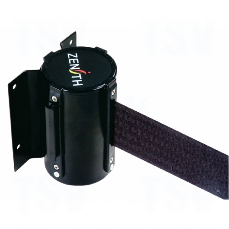 Wall Mount Barrier Steel Black Black Blank 7' Screw Mount   