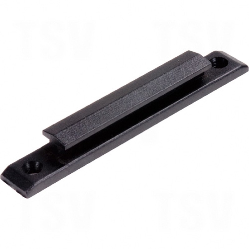 Crowd Control Barriers - Wall Mount Barriers Replacement Plastic Black Screw Mount      