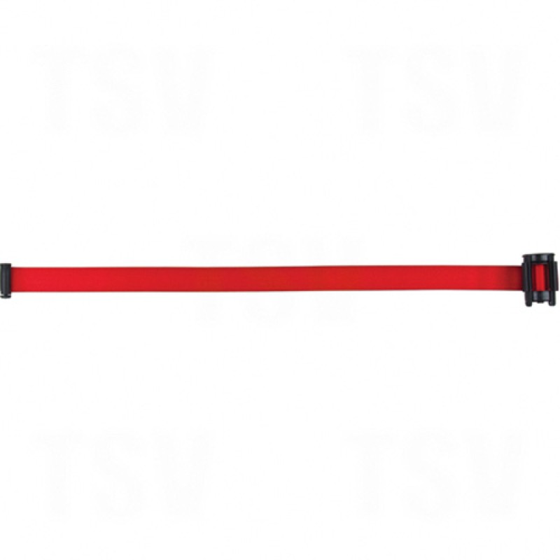 Build Your Own Crowd Control Barriers - Tape Cassettes Red None 7'      