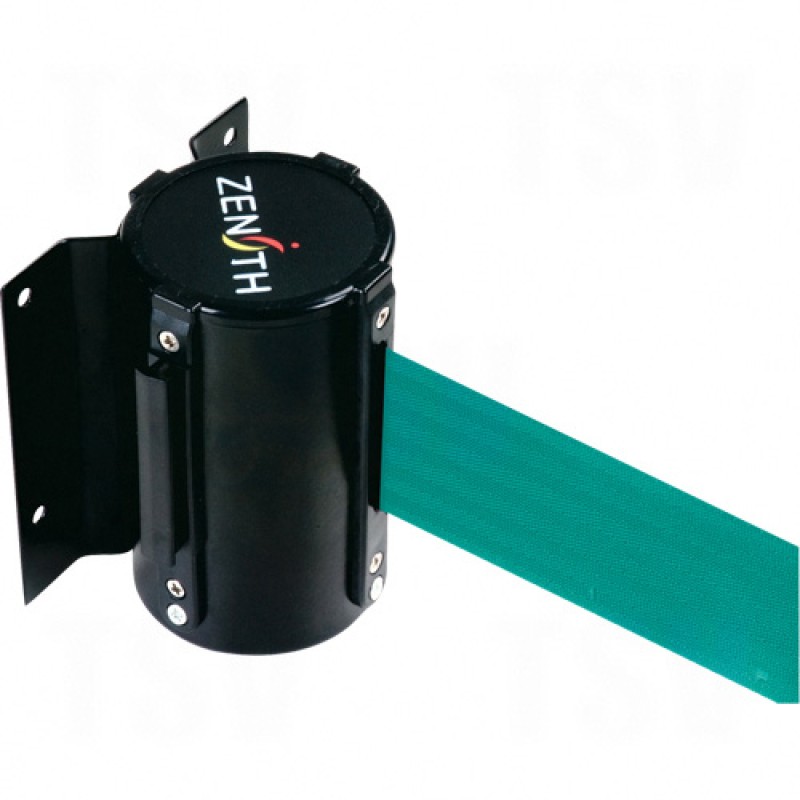 Wall Mount Barriers Steel Black Green Blank 7' Screw Mount   