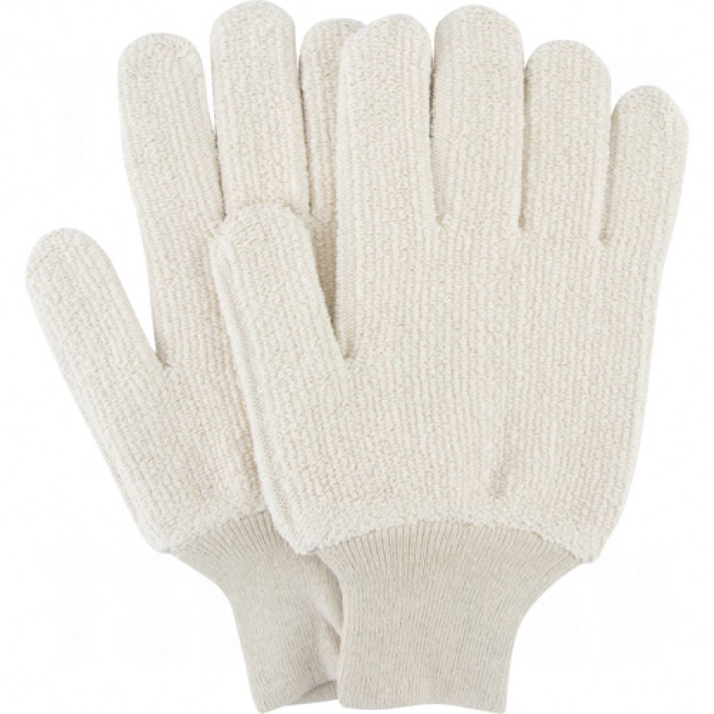 Terry Cloth Gloves Large 24 oz. Terry Cloth Unlined 390