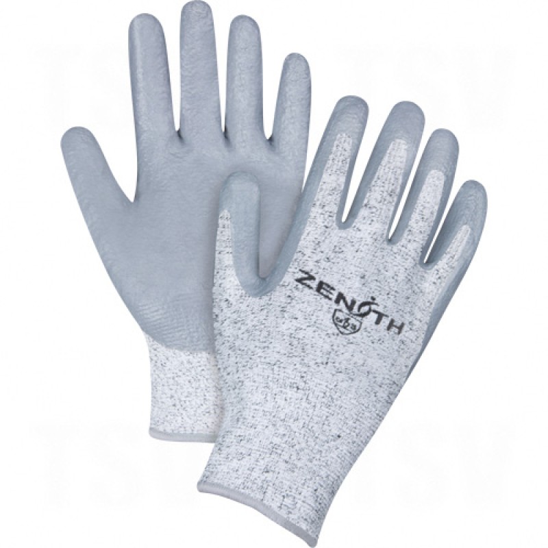 HPPE Nitrile-Coated Gloves Large (9) 13 Gauge HPPE EN 388 Level 3 Nitrile    