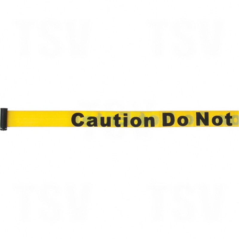 Build Your Own Crowd Control Barriers - Tape Cassettes Yellow Caution Do Not Enter 7'      