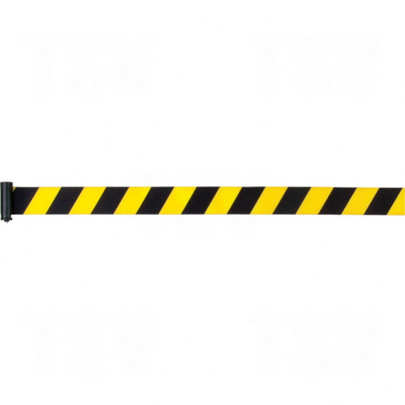 Build Your Own Crowd Control Barriers - Tape Cassettes Yellow None 7'      
