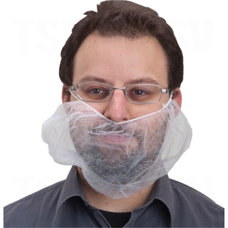 Beard Nets Polypropylene White       