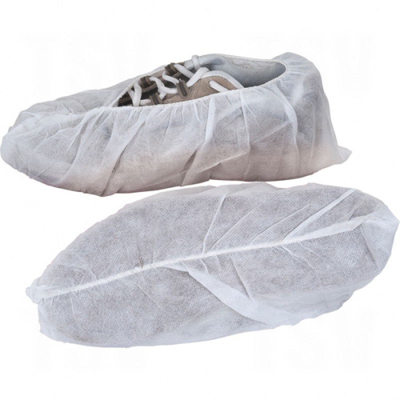 Shoe Covers Polypropylene X-Large White      