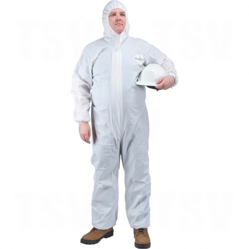 Microporous Protective Clothing Polypropylene Microporous X-Large White      