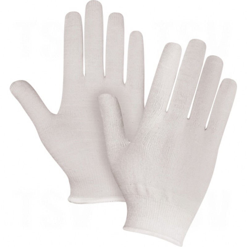 Premium String Knit Gloves Medium Nylon Cotton Knit Wrist      
