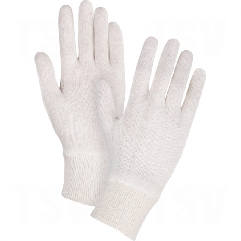 Poly/Cotton Knit Wrist Inspection Gloves Men's Poly/Cotton Knit Wrist      