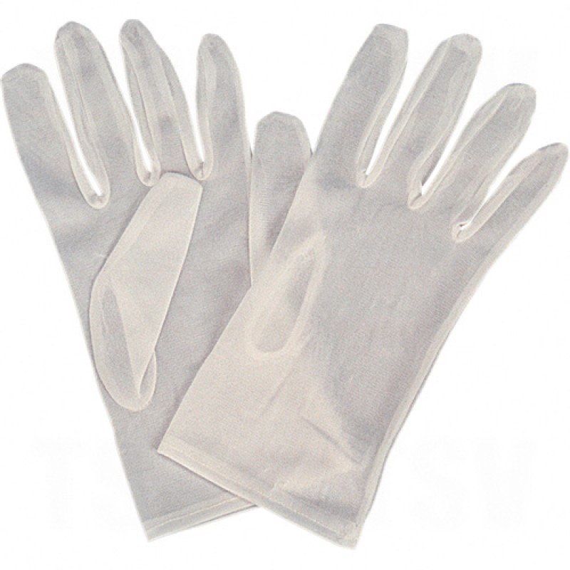 Nylon Inspection Gloves Ladies Nylon Hemmed      