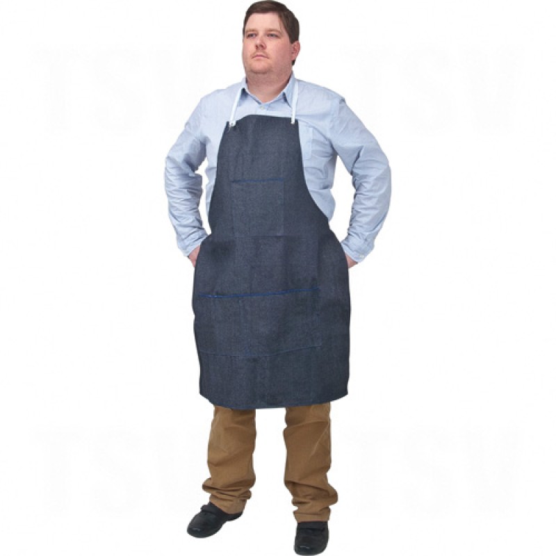 Denim Aprons Cotton 38" 28" Blue