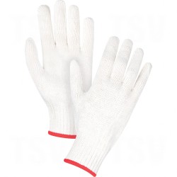 Poly/Cotton String Knit Gloves 2X-Large Poly/Cotton 7 Natural     