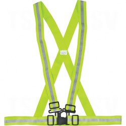 Traffic Harnesses High Visibility Lime-Yellow Silver 2X-Large