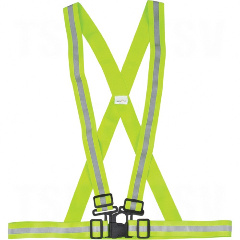 Traffic Harnesses High Visibility Lime-Yellow Silver 3X-Large