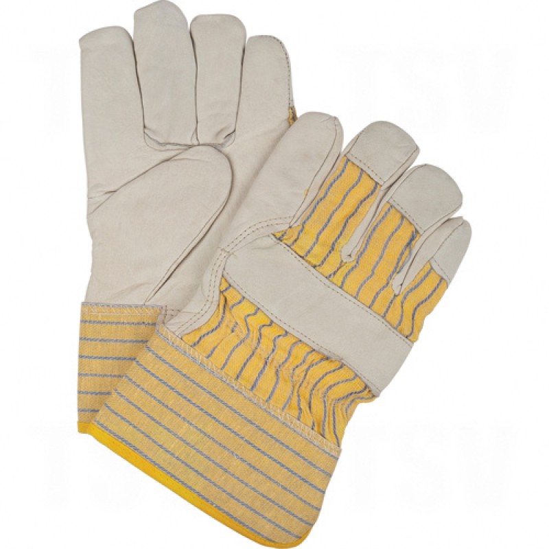 Thinsulate Lined Grain Cowhide Fitters Gloves Large Thinsulate Grain Cowhide Safety Rubberized    