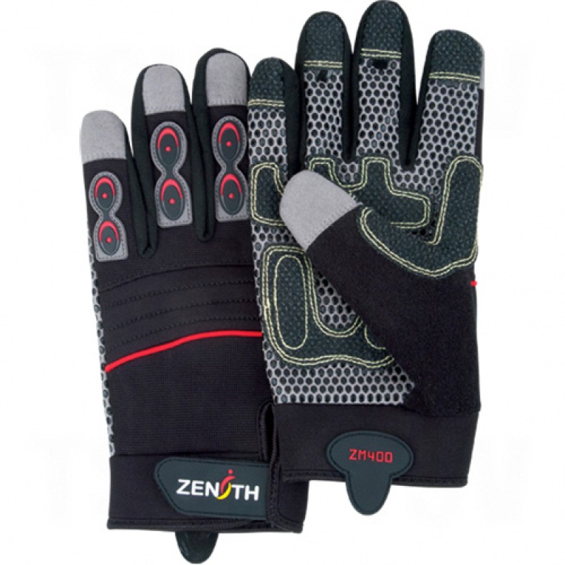 ZM400 Premium Mechanic Gloves Medium Synthetic       
