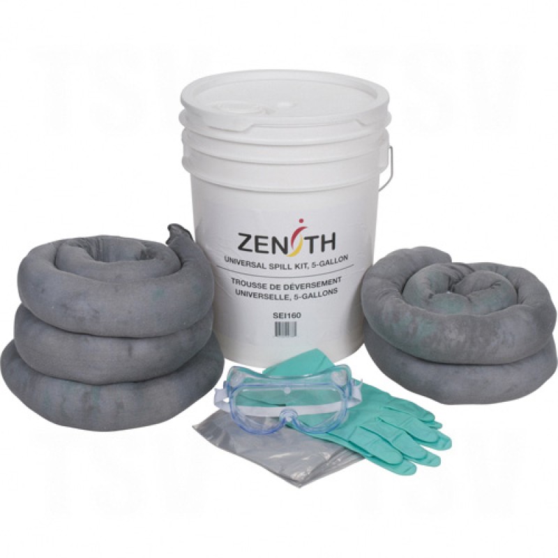 5-Gallon Spill Kits - Universal Universal Pail 5 US gal. Portable     