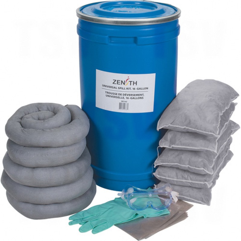 16-Gallon Spill Kits - Universal Universal Pail 16 US gal. Stationary     