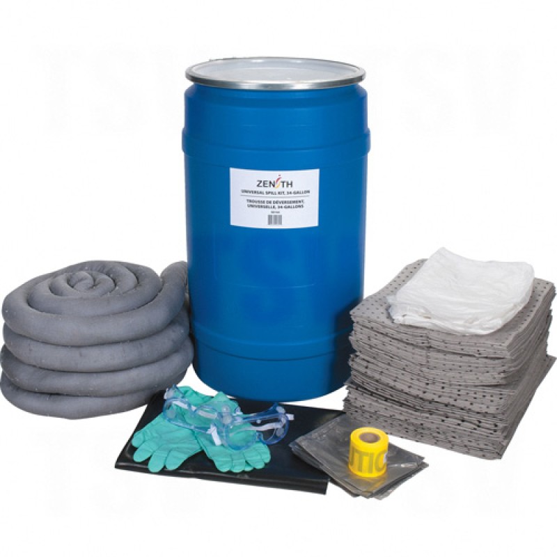 30-Gallon Spill Kits - Universal Universal Drum 30 US gal. Stationary     