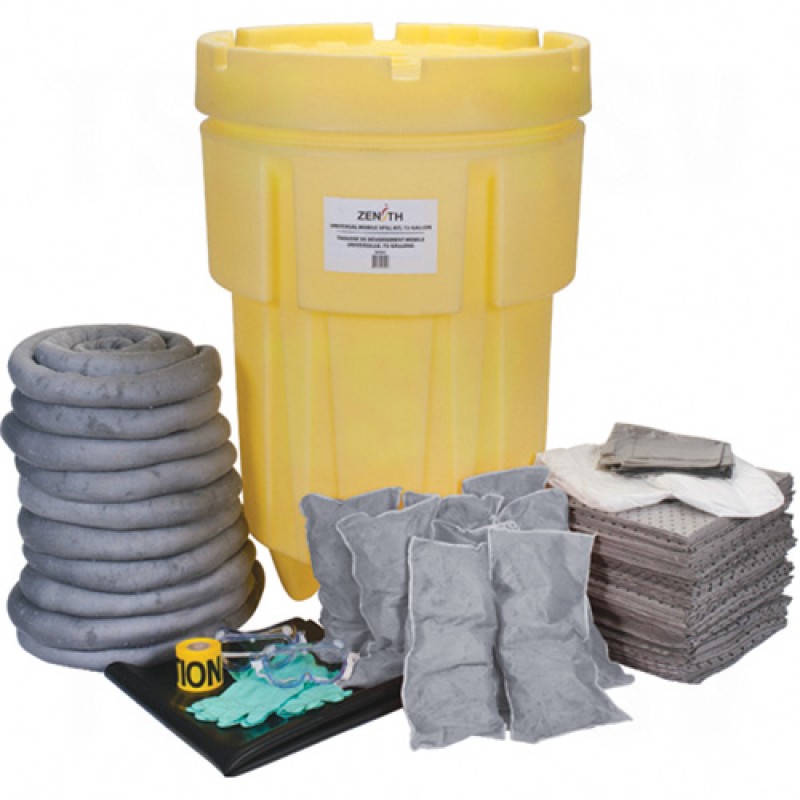 95-Gallon Shop Spill Kits - Universal Universal Drum 95 US gal. Stationary     