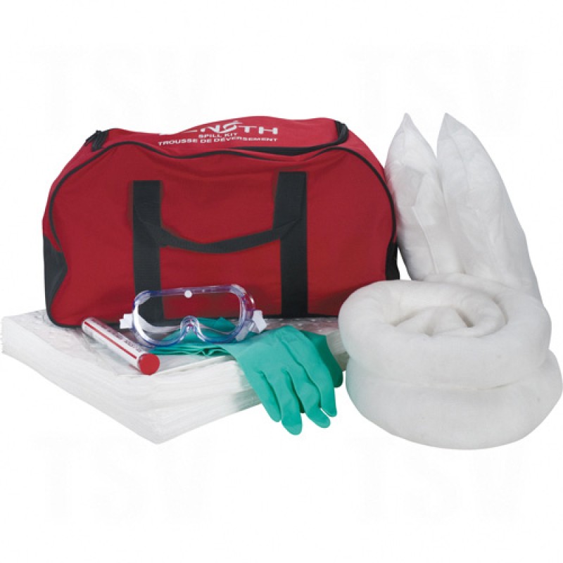 10-Gallon Vehicle Spill Kits - Oil Only Bag 10 US gal. Portable     