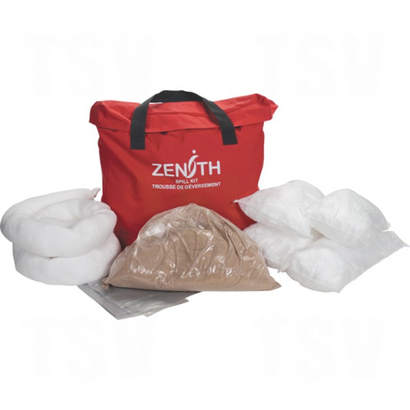 10-Gallon Service Vehicle Spill Kits - Oil Only Bag 10 US gal. Portable     