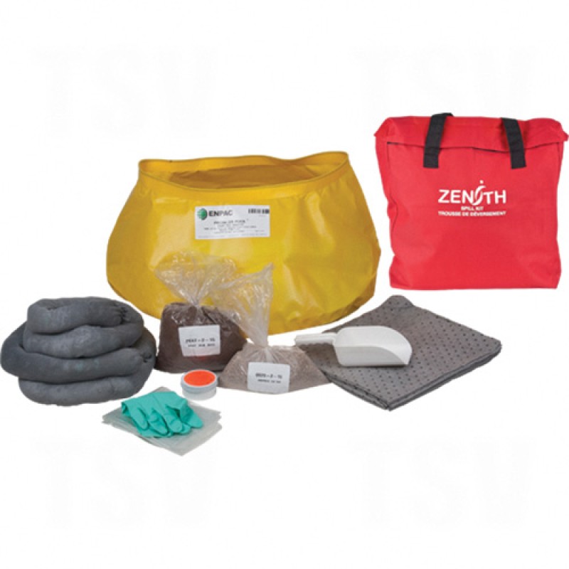 17-Gallon Western Canada Spill Kits - Universal Universal Bag 17 US gal. Portable     