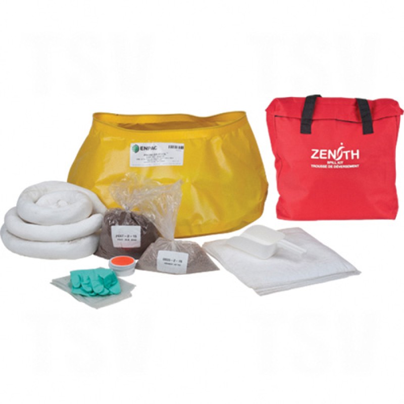 17-Gallon Western Canada Spill Kits - Oil Only Bag 17 US gal. Portable     