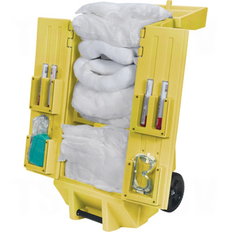 30-Gallon Tool Kaddie Mobile Spill Kits - Oil Only Kaddie 30 US gal. Mobile     
