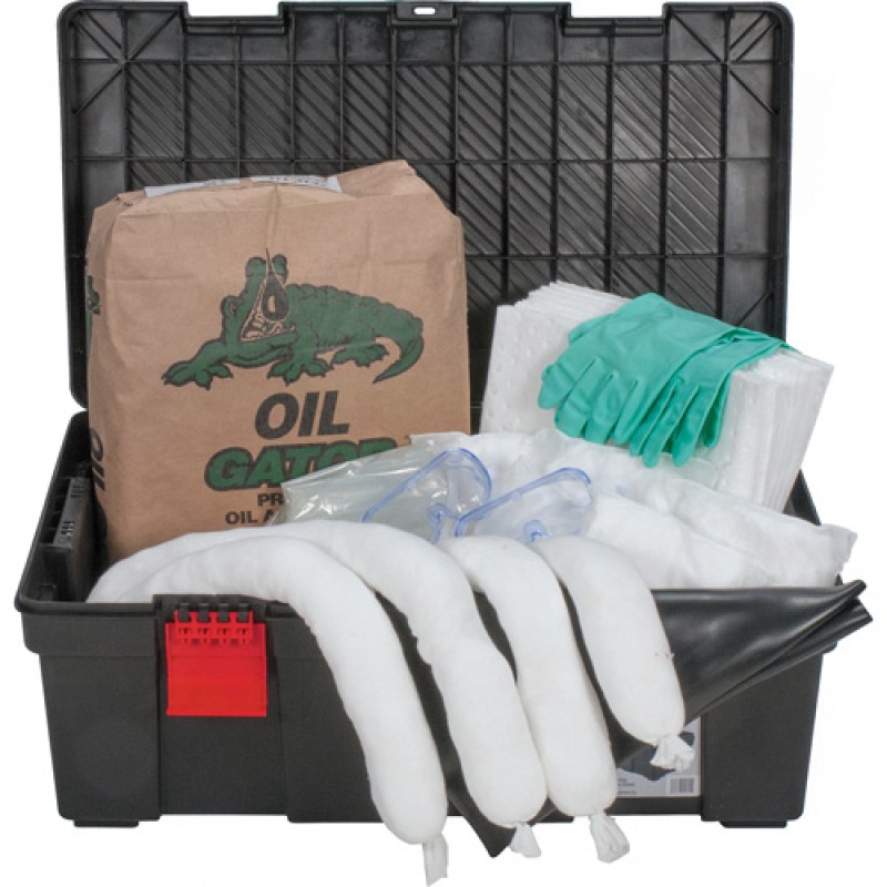 31-Gallon Tool Box Spill Kits - Oil Only Bin 31 US gal. Stationary     