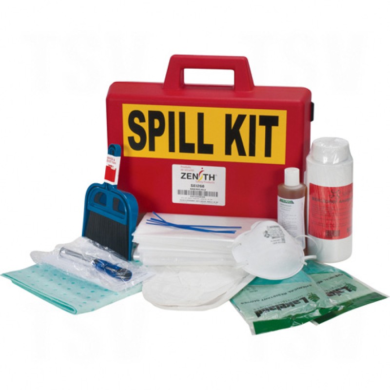 50-ml Mercury Spill Kits Hazmat Case 50 ml Portable     