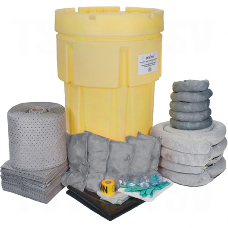 95-Gallon Mobile Spill Kits - Universal Universal Salvage Drum Overpack 95 US gal. Mobile     