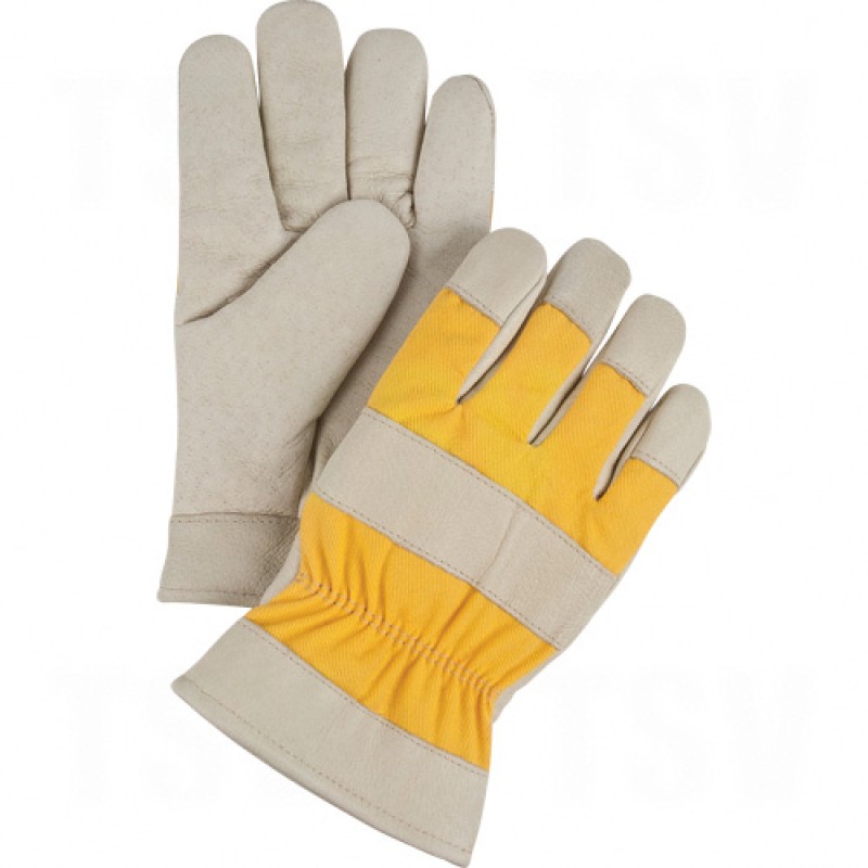 Premium Quality Grain Pigskin Foam Fleece Lined Gloves Small Fleece Grain Pigskin Safety Leather    