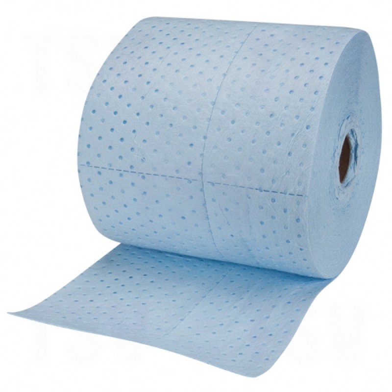 Blue Bonded Sorbent Rolls - Oil Only Heavy 150' 15