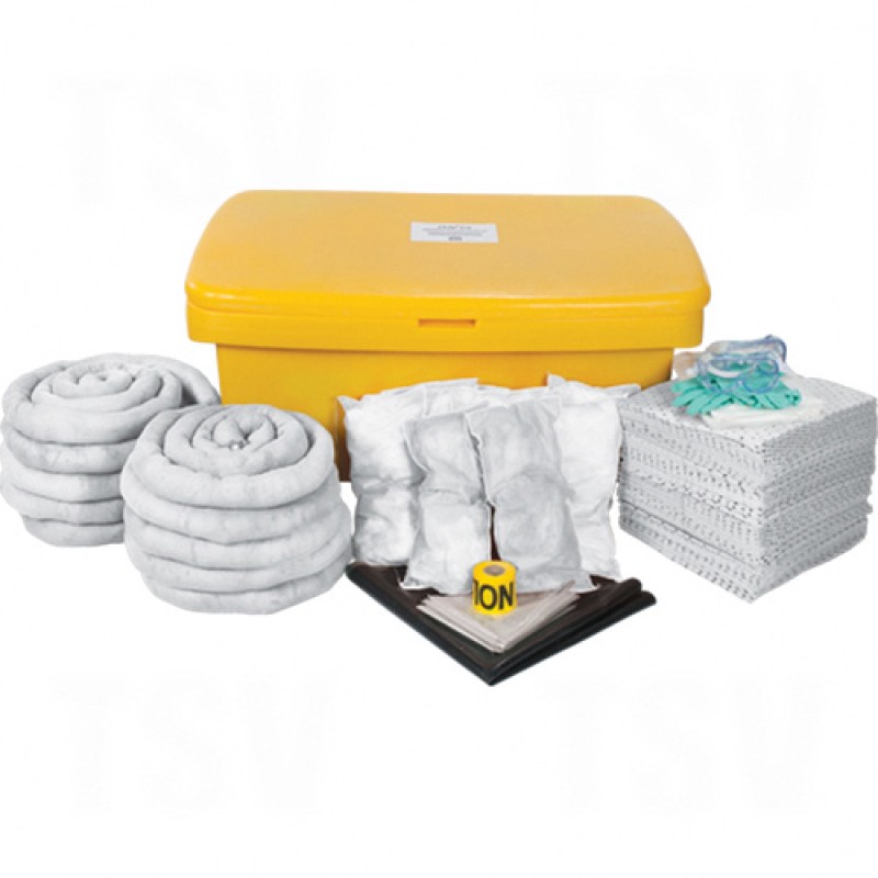 97-Gallon Spill Kits - Oil Only Locker 97 US gal. Stationary     