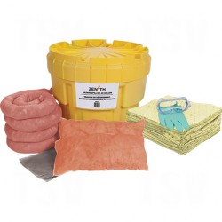 20-Gallon Spill Kits - Hazmat Salvage Drum Overpack 20 US gal. Stationary     