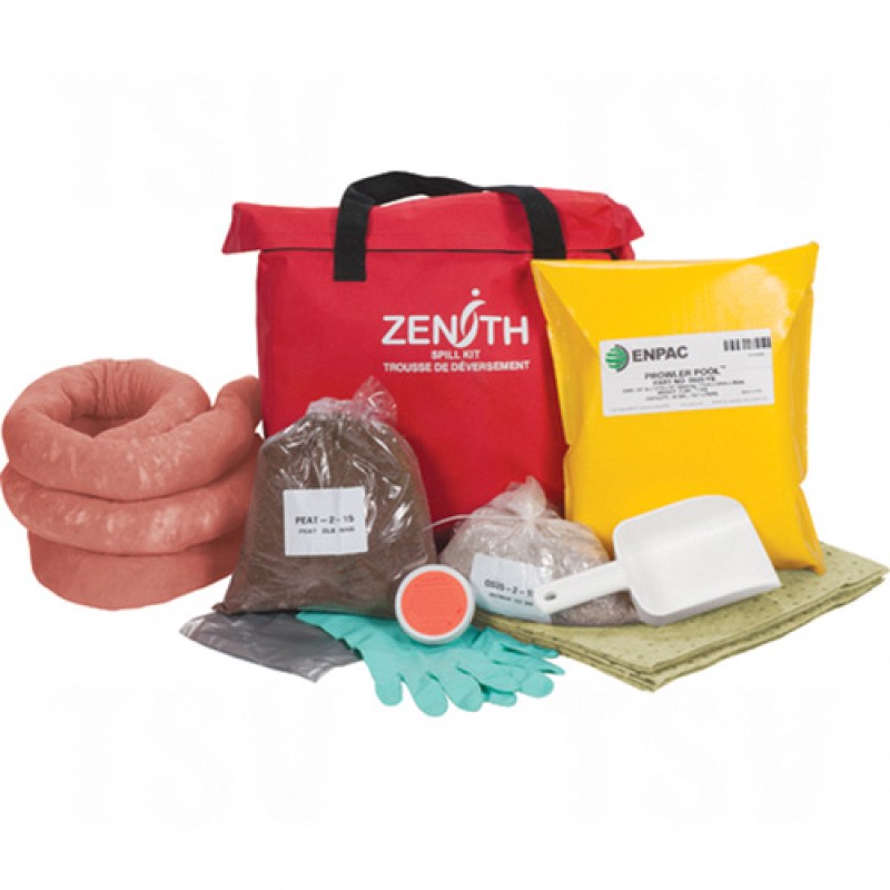 17-Gallon Western Canada Spill Kits - Hazmat Bag 17 US gal. Portable     