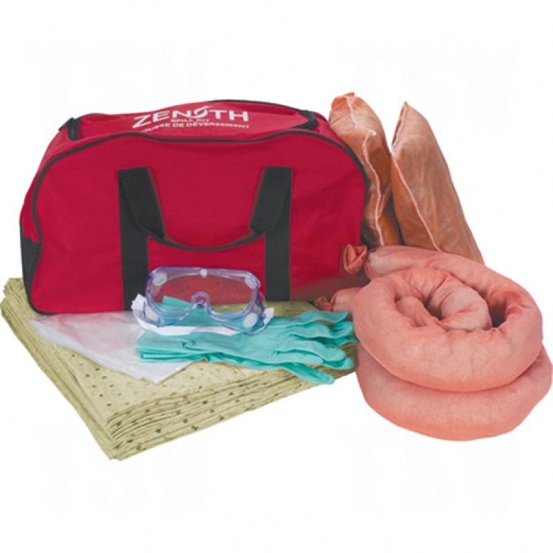 10-Gallon Vehicle Spill Kits - Hazmat Bag 10 US gal. Portable     